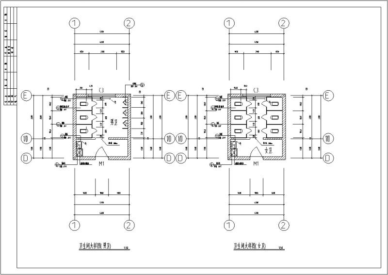 新华书店现代多层商务办公建筑设计CAD施工图纸 - 3