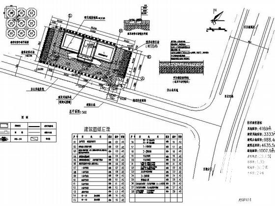 欧陆风格5层办公楼及大门建筑施工CAD图纸(27张图纸) - 2