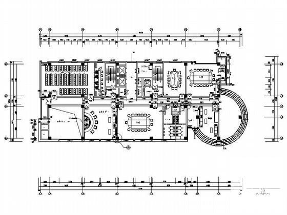 华北结算中心11层现代风格办公楼建筑施工CAD图纸 - 2