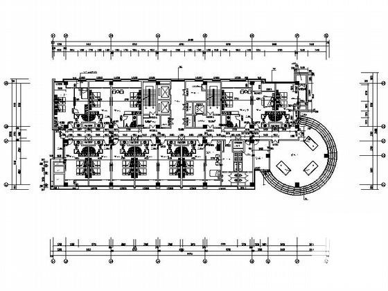 华北结算中心11层现代风格办公楼建筑施工CAD图纸 - 4