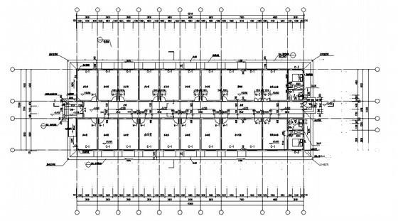 现代风格电力公司2层综合楼建筑CAD施工图纸 - 3