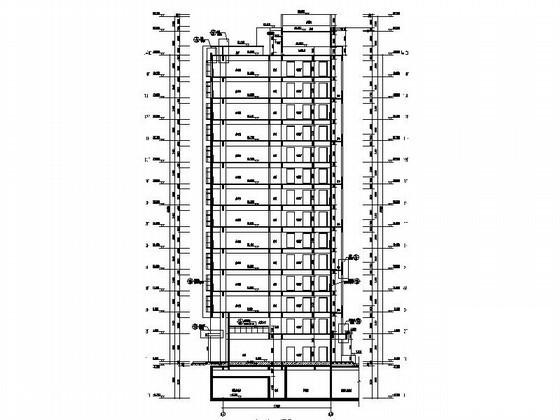 14层现代风格办公楼建筑施工方案 - 2