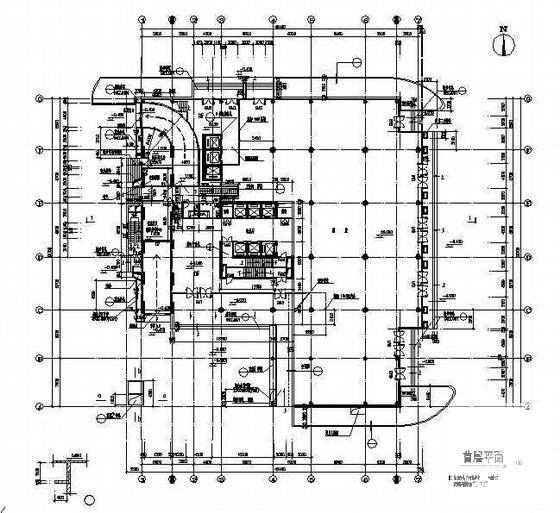 29层欧陆风格建筑设计院住宅综合楼建筑CAD施工图纸 - 4