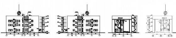 某公司3层框架综合楼建筑施工CAD图纸 - 2