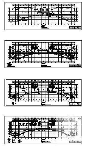 某公司3层框架综合楼建筑施工CAD图纸 - 3