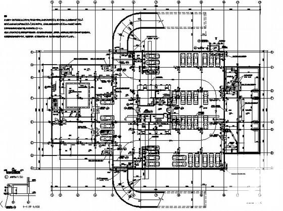 12层框架结构办公楼建筑施工CAD图纸 - 1