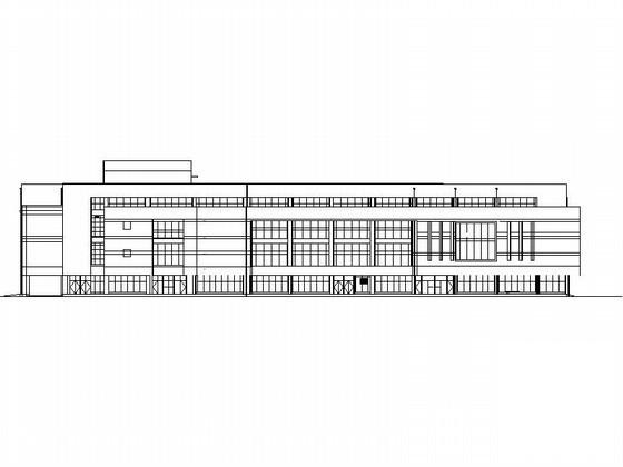 4层超市建筑施工CAD图纸 - 5