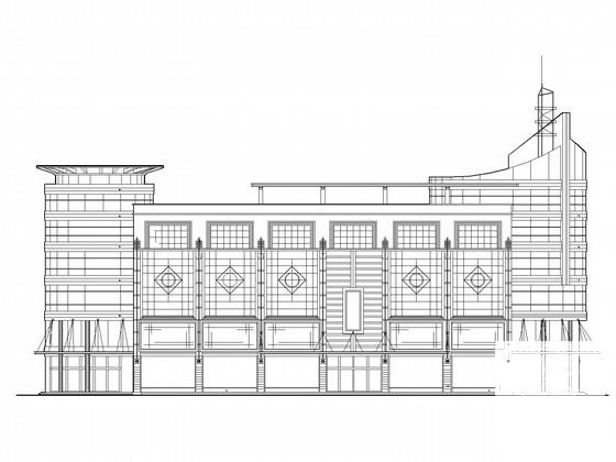 5层商业综合体建筑施工CAD图纸 - 5