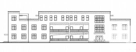 3层框架结构办公大楼建筑结构水电CAD施工图纸 - 3