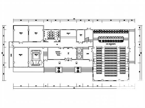 公安局6层110指挥中心建筑CAD图纸(行政办公楼) - 2