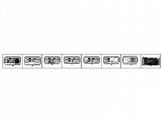 公安局6层110指挥中心建筑CAD图纸(行政办公楼) - 3