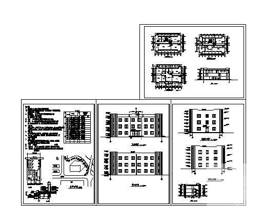 3层建筑设计院办公楼建筑CAD图纸 - 2