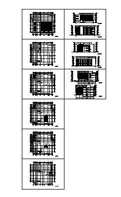 4层办公楼建筑CAD图纸 - 2