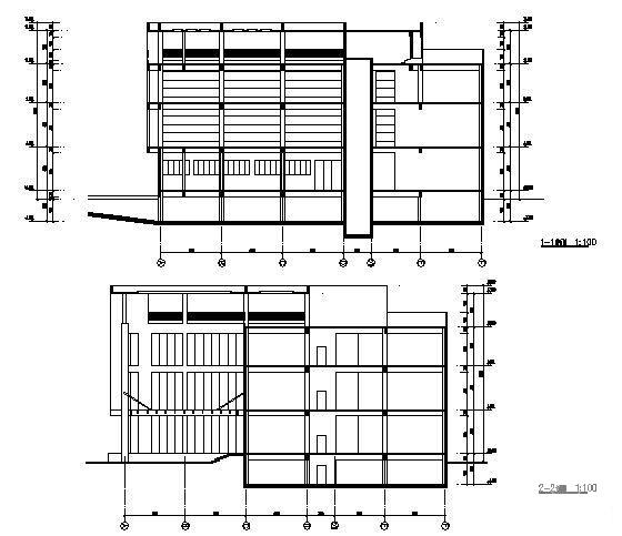4层办公楼建筑CAD图纸 - 4