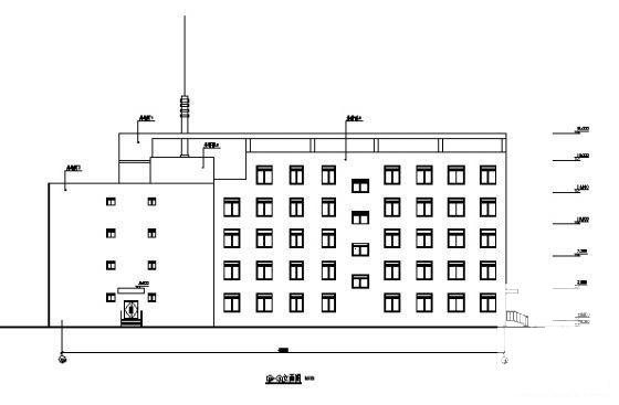 5层办公楼建筑CAD图纸 - 4