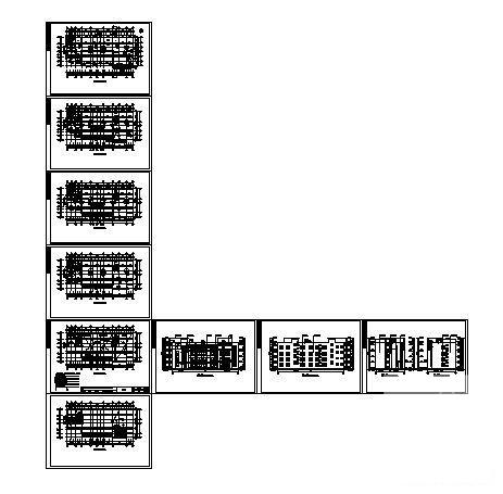 4层畜牧兽医工作站化验办公楼建筑CAD图纸 - 4