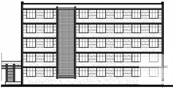 5层办公楼建筑CAD施工图纸 - 3