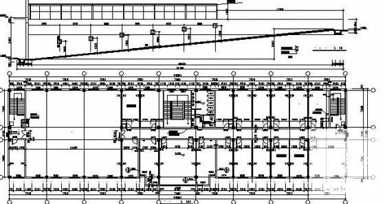 大型5层办公楼建筑施工CAD图纸(钢筋混凝土结构) - 1