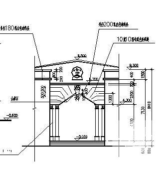 精美3层法院建筑CAD图纸(结构施工图) - 1