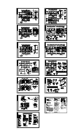 精美3层法院建筑CAD图纸(结构施工图) - 3