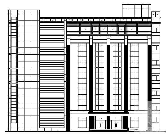 7层综合楼建筑设计方案设计图纸（框架结构） - 3