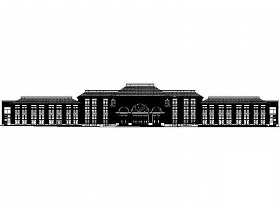 橡树湾2层沿街商铺幕墙工程CAD施工图纸 - 4