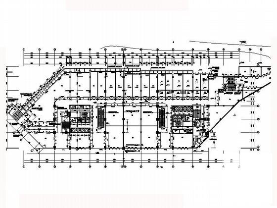 45层双塔商业综合体建筑施工CAD图纸（152米） - 2