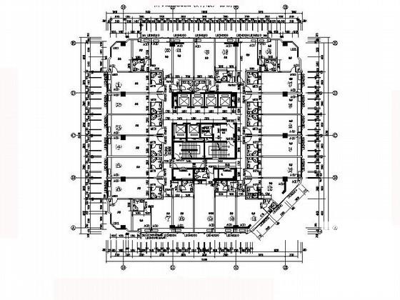 45层双塔商业综合体建筑施工CAD图纸（152米） - 5