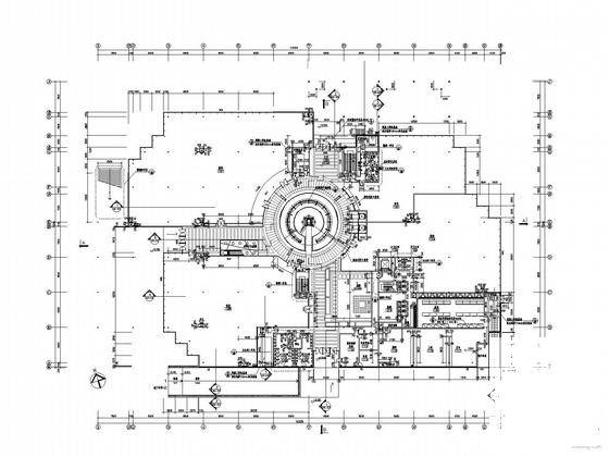 城市广场3层商业楼建筑施工图（包括幕墙CAD施工图纸） - 4