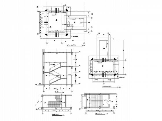 12层商住楼建筑施工CAD图纸(钢筋混凝土结构) - 2