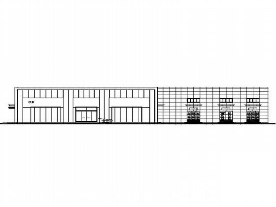 2层大众汽车4S店建筑CAD施工图纸 - 2
