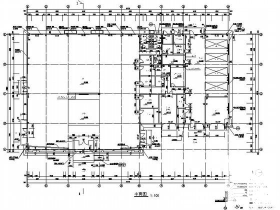 2层大众汽车4S店建筑CAD施工图纸 - 4