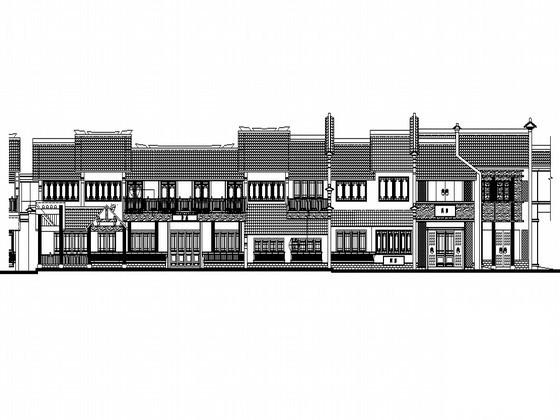 2层洛带文化艺术村街区小镇住宅（7、8、9号楼）建筑施工CAD图纸 - 3
