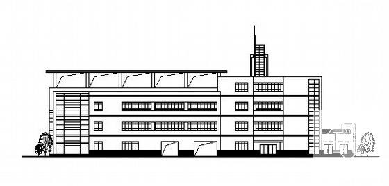 13470m2平米4层商业中心建筑初步CAD施工图纸 - 3