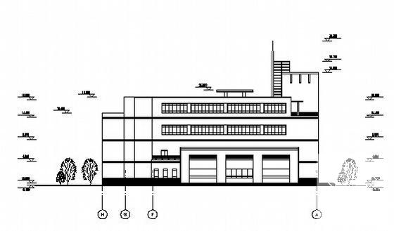 13470m2平米4层商业中心建筑初步CAD施工图纸 - 4