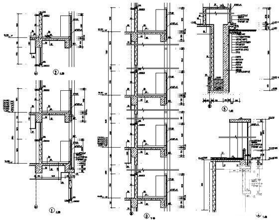 19层LOFT办公楼建筑施工CAD图纸（102米）(钢筋混凝土结构) - 4