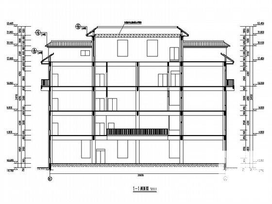 宝丰县5层综合楼建筑CAD施工图纸 - 3
