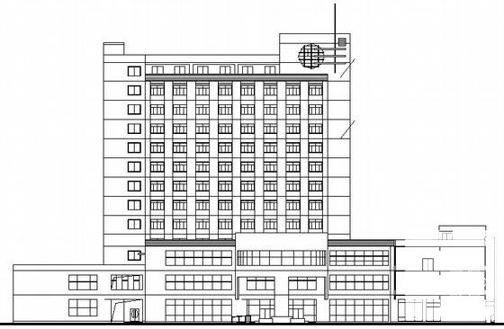 现代风格框架结构13层宾馆建筑施工CAD图纸(卫生间详图) - 4