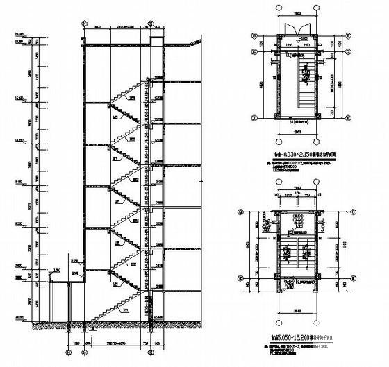 4层框架结构住宅楼结构CAD施工图纸 - 3