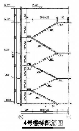 29层框支剪力墙结构商住公寓楼结构CAD施工图纸 - 3