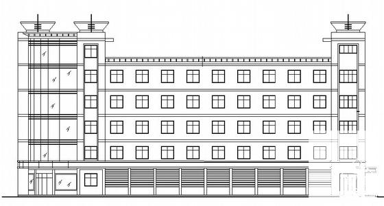 公司5层综合楼建筑结构CAD施工图纸 - 3