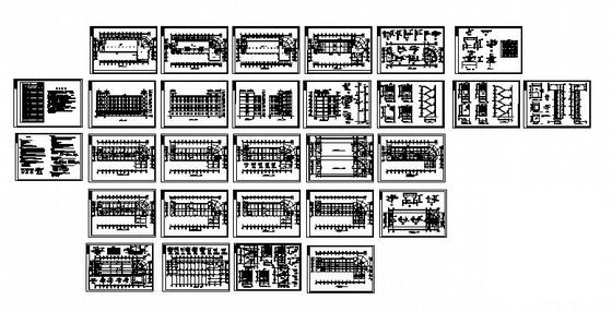 公司5层综合楼建筑结构CAD施工图纸 - 4