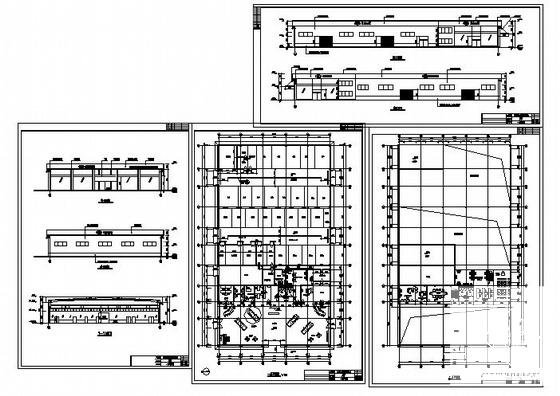 汽车特约维修服务店建筑结构CAD施工图纸 - 4