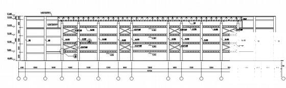 5层商业城外墙改造建筑施工CAD图纸（明框玻璃幕墙） - 3