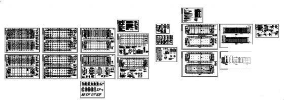 长三角地区5层服装厂房建筑结构CAD施工图纸(平面布置图) - 3