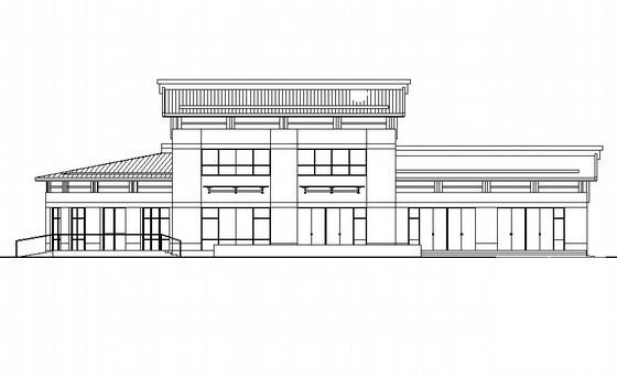 节能型2层商业用楼建筑施工套CAD图纸（8号楼） - 5