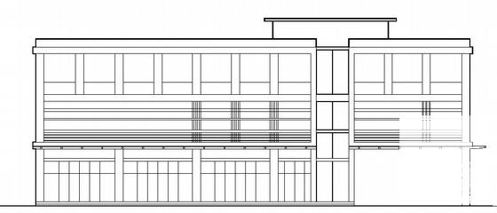 3层沿街楼建筑结构水电暖建筑扩出图纸(工程使用年限) - 1