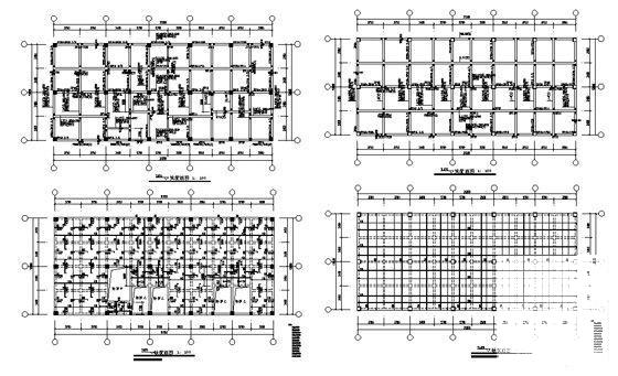 3层沿街楼建筑结构水电暖建筑扩出图纸(工程使用年限) - 3