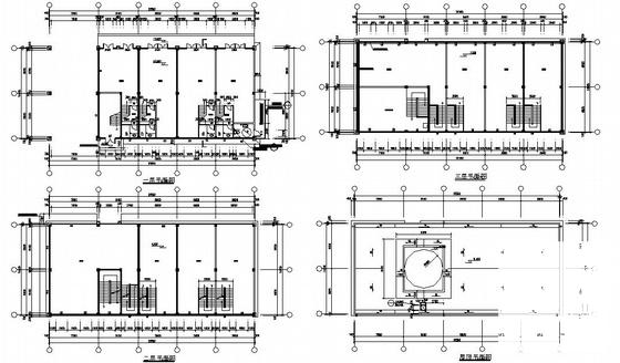 3层沿街楼建筑结构水电暖建筑扩出图纸(工程使用年限) - 4