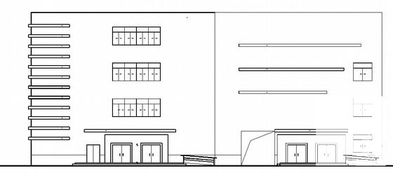 4层框架商场建筑结构水暖电CAD施工图纸 - 1